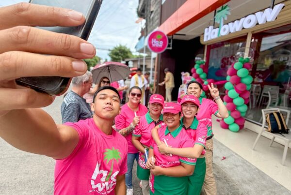 customers enjoying traditional Filipino halo-halo dessert at Halowow representing the growing cultural movement around authentic Filipino halo-halo