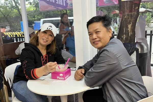 Customers enjoying Halo-Halo dessert at Halowow Taytay Rizal Philippines