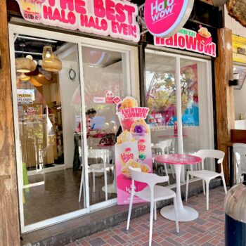 Halowow halo-halo dessert shop founded by the Maghinay siblings in Taytay Philippines serving traditional Filipino halo-halo made with fresh local ingredients