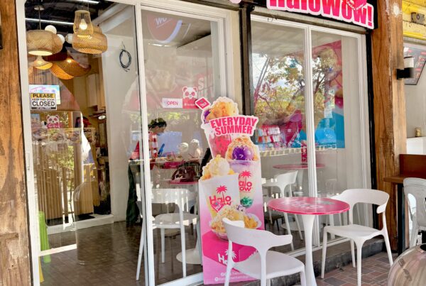 Halowow halo-halo dessert shop founded by the Maghinay siblings in Taytay Philippines serving traditional Filipino halo-halo made with fresh local ingredients
